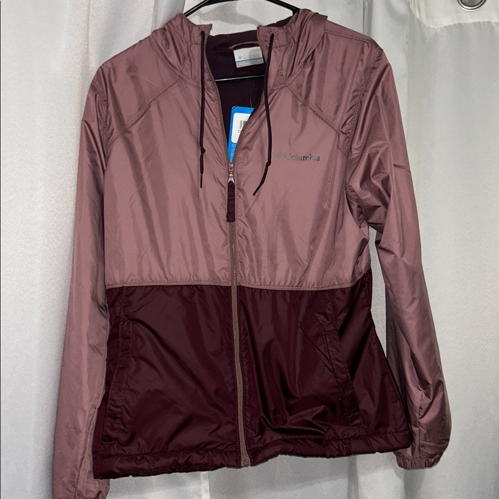 Columbia Women's Jacket - Mauve and Maroon